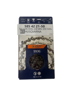 14" / 50DL X-CUT S93G Semi-Chisel Chainsaw Chain 3/8" Pitch .050" Gauge Mini